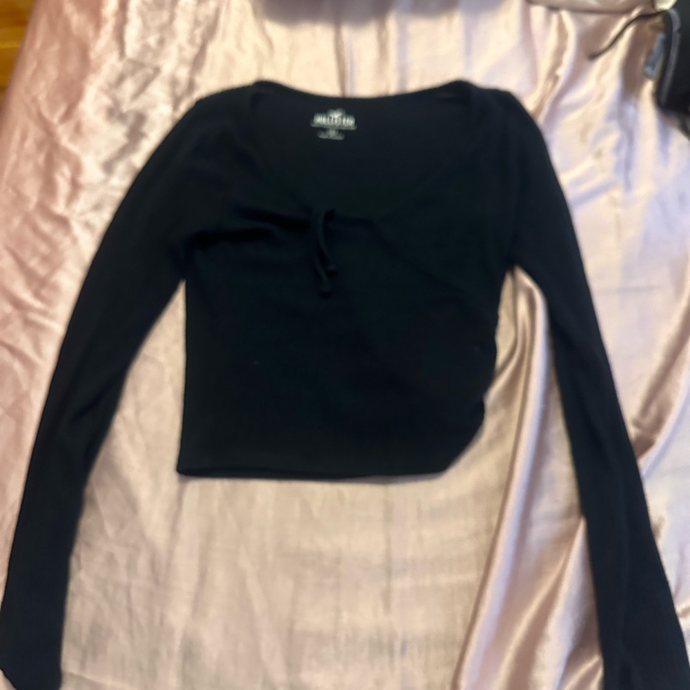 Black Long Sleeve Top